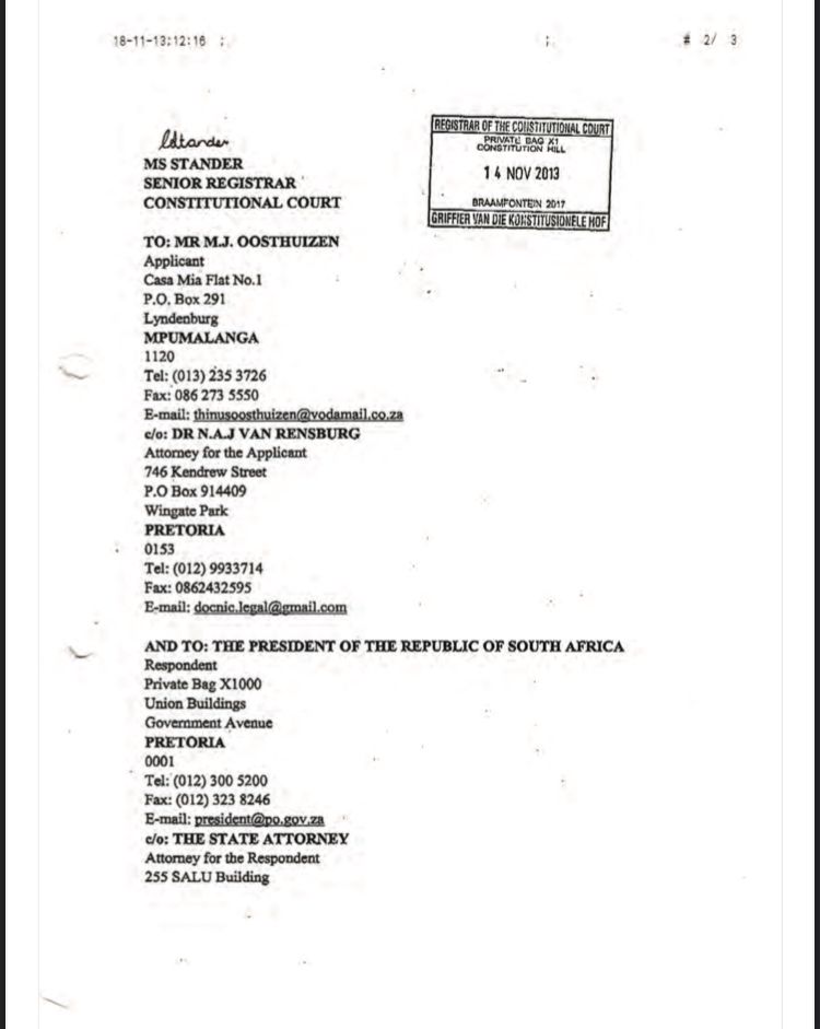 Legal Filing